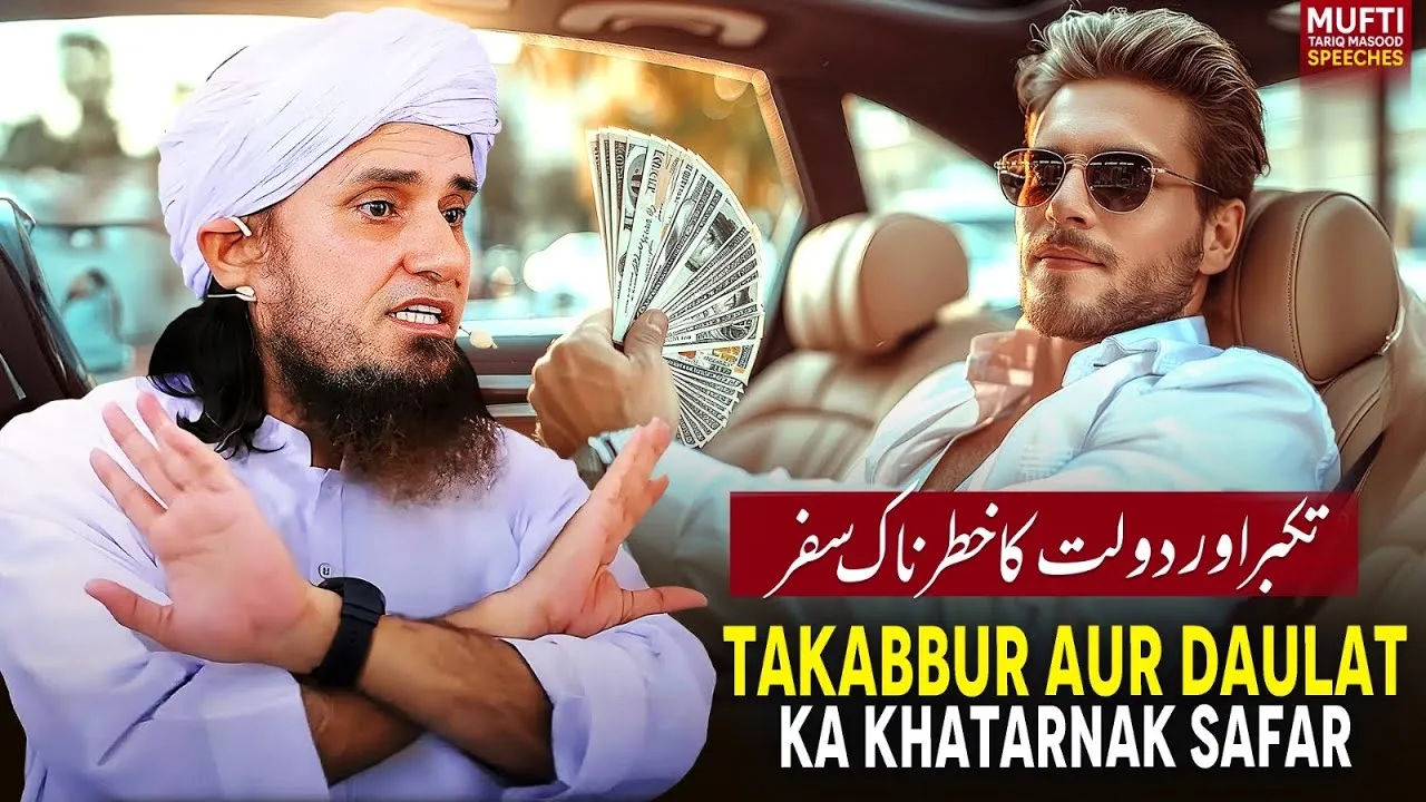 Takabbur Aur Daulat Ka Khatarnak Safar  | Mufti Tariq Masood Speeches